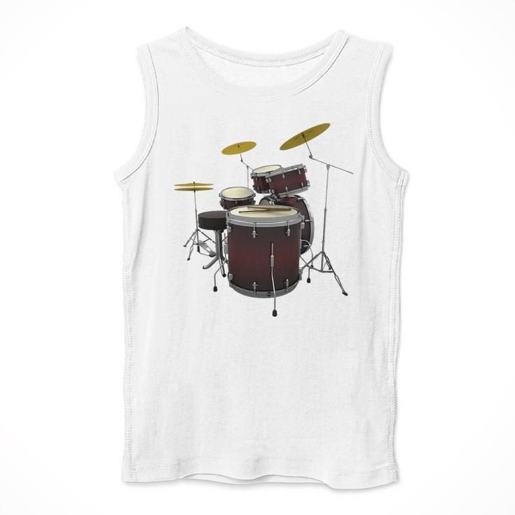 Drummer Drum Kit Premium Tri-Blend Men Tank Top Drummer Drum Kit Premium Tri-Blend Men Tank Top