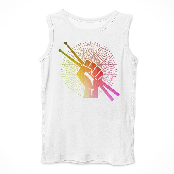 Drummer Drumsticks Fist Drum Kit Sweatshirt Men Tank Top Drummer Drumsticks Fist Drum Kit Sweatshirt Men Tank Top