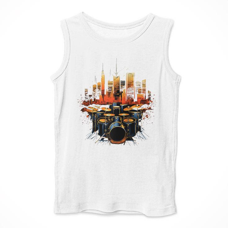 Drumset Drum Kit Music Drummer Drumming Raglan Baseball Tee Men Tank Top Drumset Drum Kit Music Drummer Drumming Raglan Baseball Tee Men Tank Top