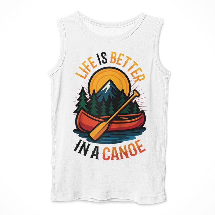 Life Is Better In A Canoe Canoeing Raglan Baseball Tee Men Tank Top Life Is Better In A Canoe Canoeing Raglan Baseball Tee Men Tank Top