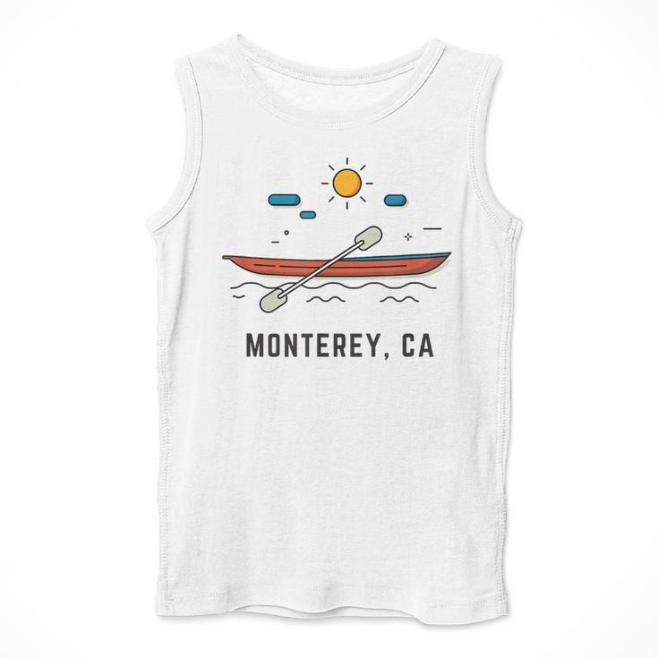 Monterey California Kayak Canoe Paddling Outdoor Men Tank Top Monterey California Kayak Canoe Paddling Outdoor Men Tank Top