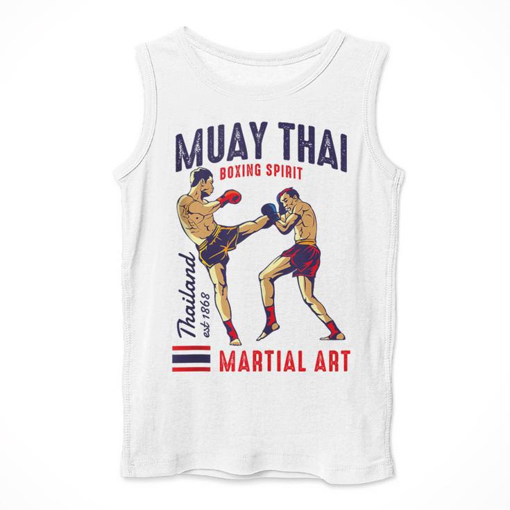 Muay Thai Boxing Spirit Martial Art Men Tank Top