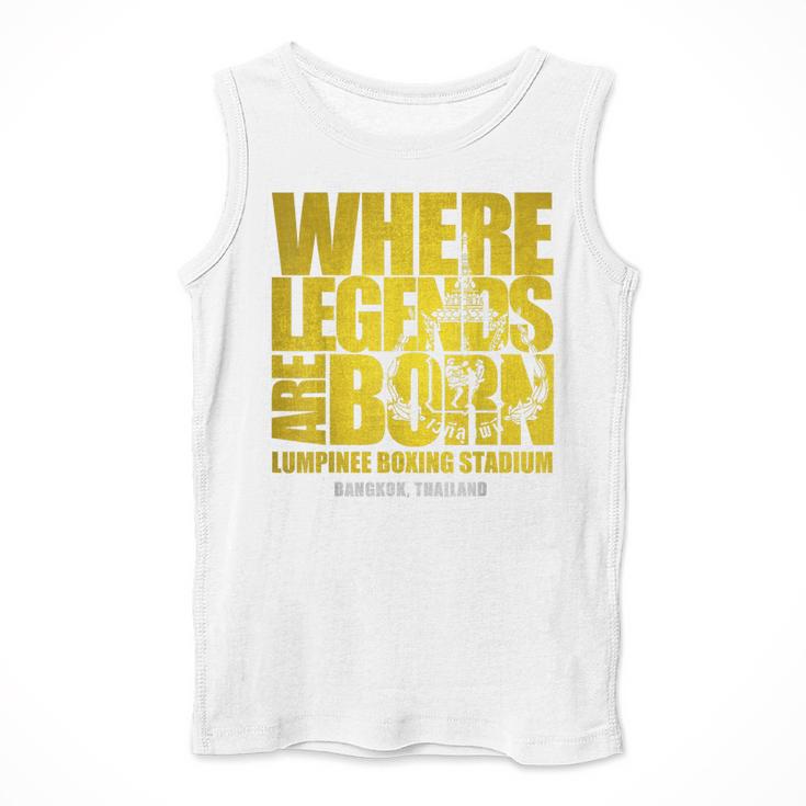 Muay Thai Lumpinee Boxing Stadium Where Legend Born Men Tank Top