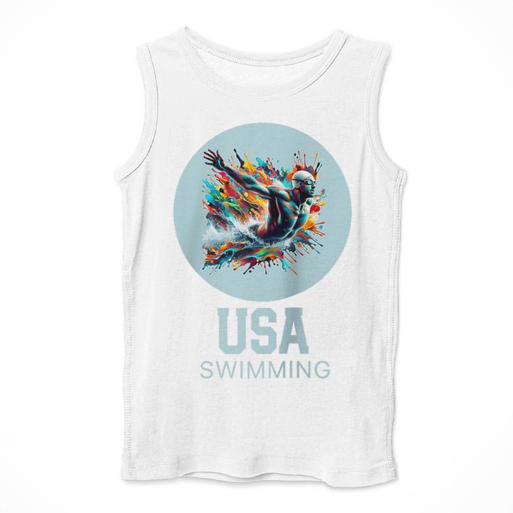 SWIMMING SPORT COMPETITIVE SWIM Raglan Baseball Tee Men Tank Top SWIMMING SPORT COMPETITIVE SWIM Raglan Baseball Tee Men Tank Top