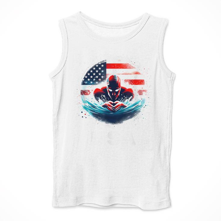 Swimming United States American Swimming Apparel Swimming Men Tank Top Swimming United States American Swimming Apparel Swimming Men Tank Top
