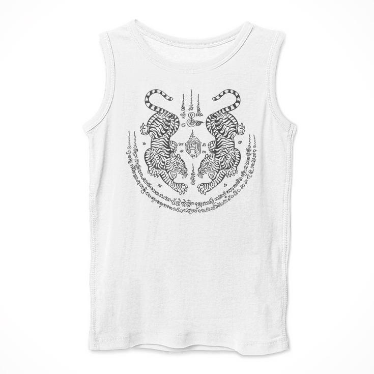 Twin Tiger Muay Thai Shorts Thailand Martial Arts Boxing Men Tank Top Twin Tiger Muay Thai Shorts Thailand Martial Arts Boxing Men Tank Top