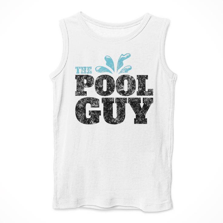 Vintage The Pool Guy Swimming For Him T-Shirt Men Tank Top