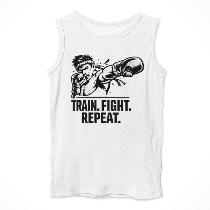 Women's Train Fight Repeat Nak Muay Thai Boxing Fighter Men Tank Top