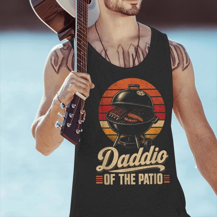 BBQ Dad Daddio Of The Patio Fathers Day Grilling Men Tank Top