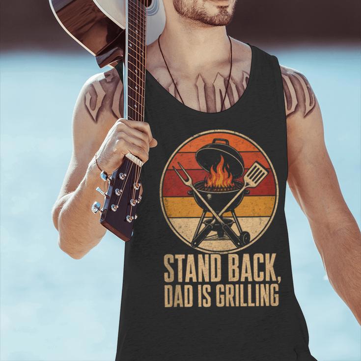 BBQ Dad Stand Back Dad Is Grilling Men Tank Top