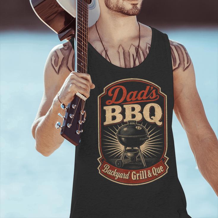 BBQ Dad's Backyard Grill & Que Men Tank Top