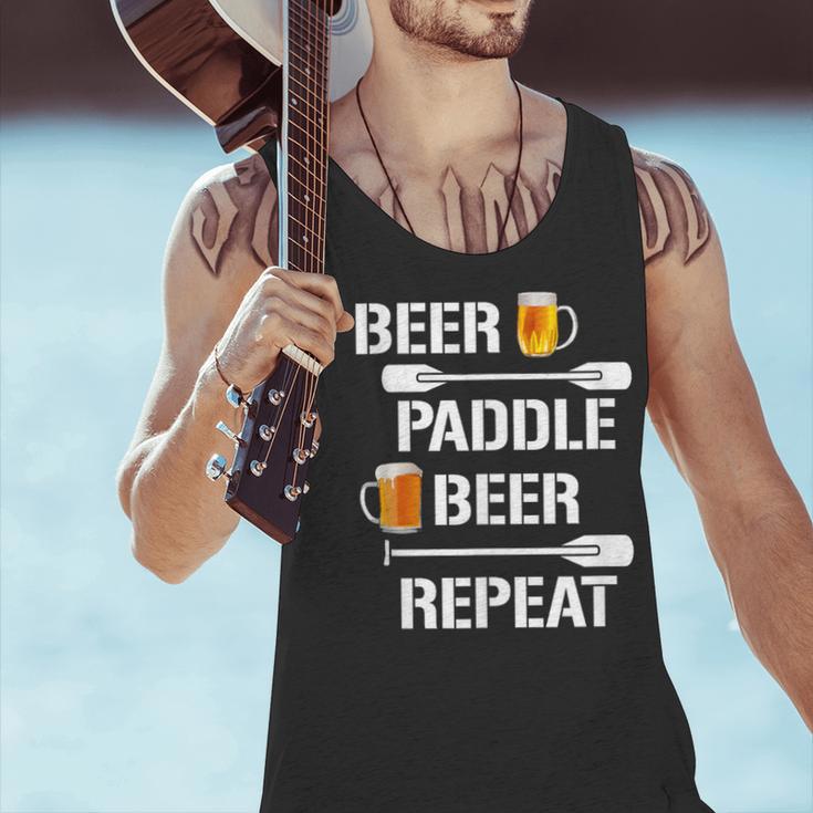 Canoe Kayak Tees Beer Paddle Repeat T-Shirt Men Tank Top Canoe Kayak Tees Beer Paddle Repeat T-Shirt Men Tank Top
