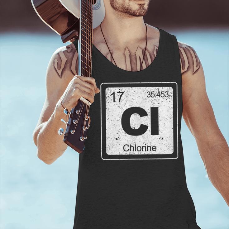 Chlorine Periodic Table Symbol Chemistry Swimming Dive Men Tank Top Chlorine Periodic Table Symbol Chemistry Swimming Dive Men Tank Top