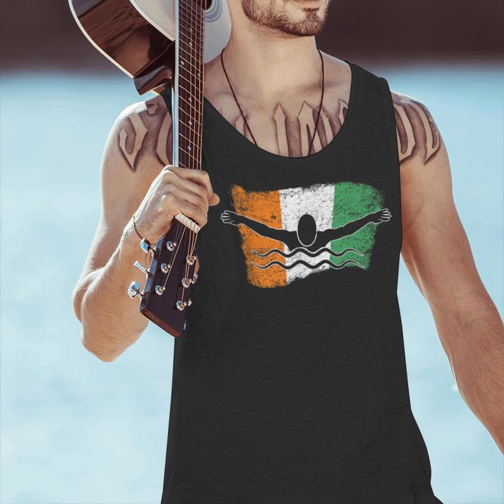 Cool Ireland Flag Vintage Irish Flag Swimmer Fly Swimming Men Tank Top Cool Ireland Flag Vintage Irish Flag Swimmer Fly Swimming Men Tank Top