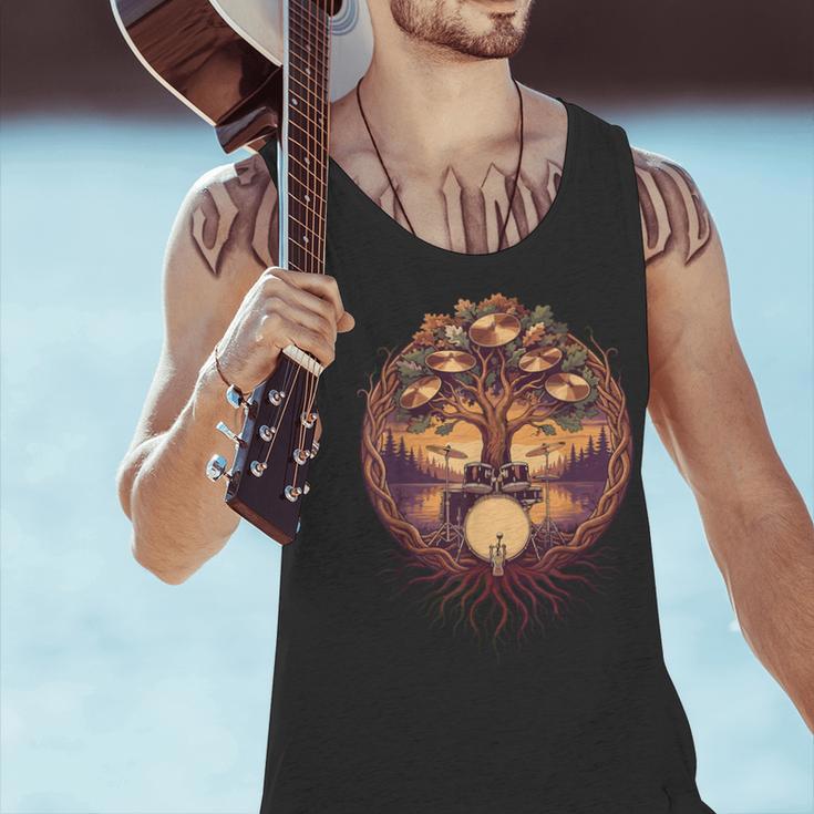 Drummer Drum Kit Musician Percussion Player Men Tank Top
