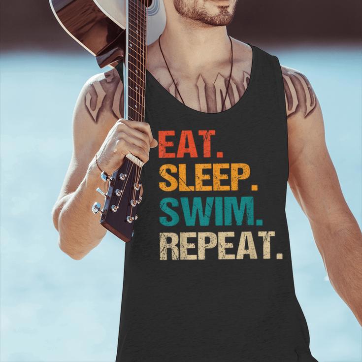 Eat Sleep Swim Repeat Pool Swimmer Water Polo Swimming Men Tank Top Eat Sleep Swim Repeat Pool Swimmer Water Polo Swimming Men Tank Top