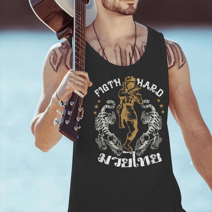 Fight Hard Traditional Fighter Muay Thai Men Tank Top