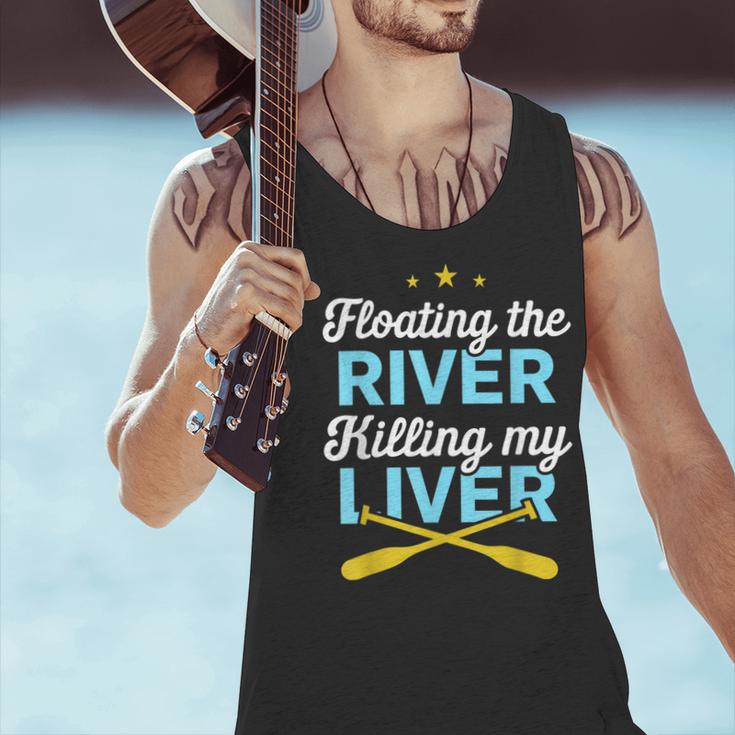 Floating The River Killing My Liver Canoe Kayak Trip Men Tank Top Floating The River Killing My Liver Canoe Kayak Trip Men Tank Top