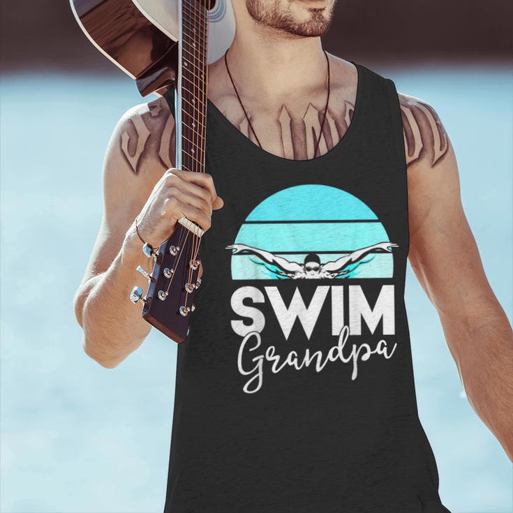 Grandpa Papa Swimming Meet Swimmer Swim Team Shirt Men Tank Top Grandpa Papa Swimming Meet Swimmer Swim Team Shirt Men Tank Top