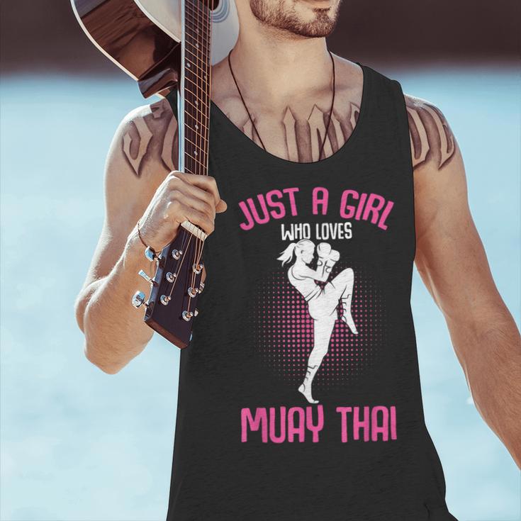 Just a Girl Who Loves Muay Thai Kids Girls Men Tank Top Just a Girl Who Loves Muay Thai Kids Girls Men Tank Top