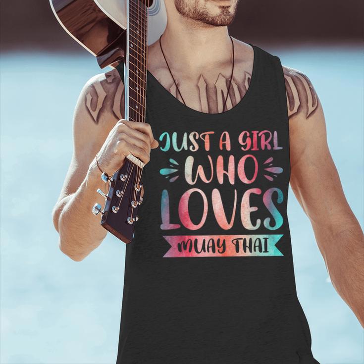 Just a Girl Who Loves Muay Thai Men Tank Top