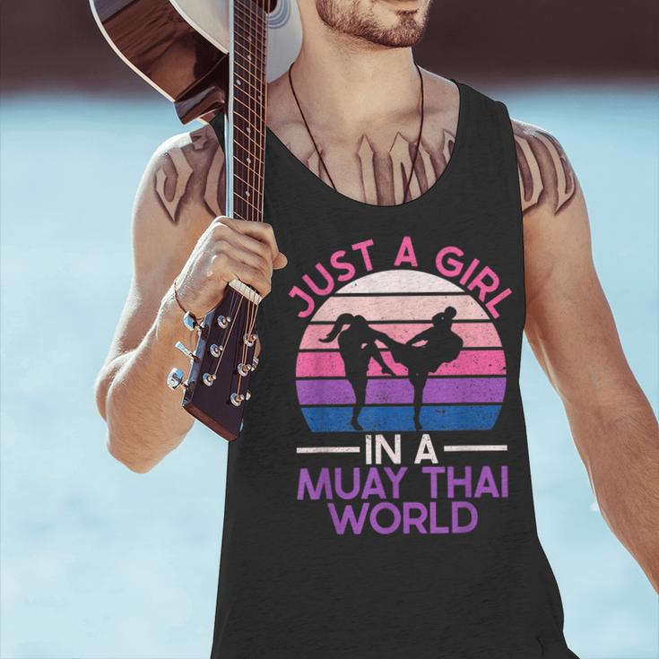 Just A Girl In A Muay Thai World Muay Thai Boxing Men Tank Top