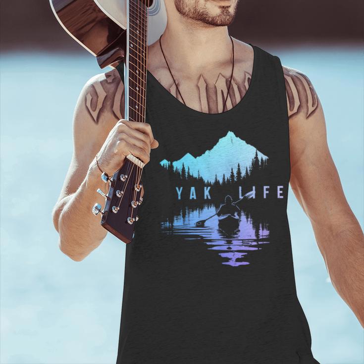 Kayak Kayak Vintage Mountains Canoe Kayak Men Tank Top
