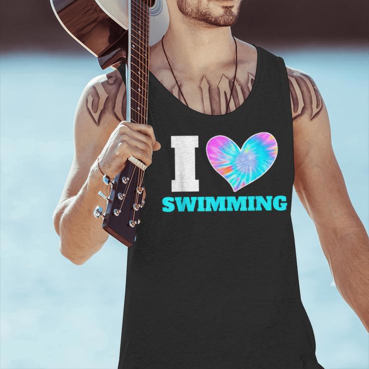 I Love Swimming Swimmer Swim Men Tank Top