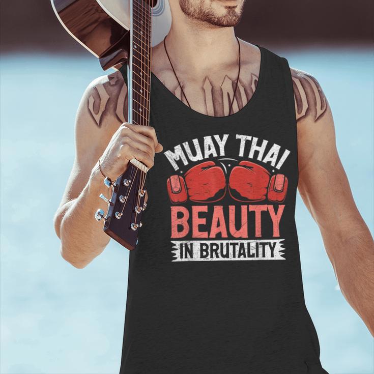 Muay Thai Beauty In Brutality Muay Thai Men Tank Top Muay Thai Beauty In Brutality Muay Thai Men Tank Top
