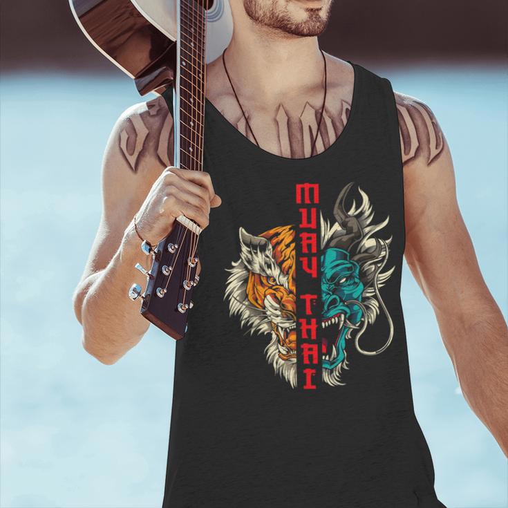 Muay Thai Thai Boxing Dragon Tiger Men Tank Top Muay Thai Thai Boxing Dragon Tiger Men Tank Top