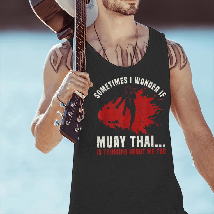 Muay Thai Boxing Teacher Kickboxing Martial Arts Instructor Men Tank Top