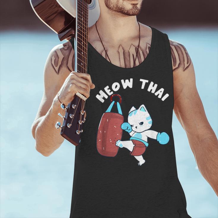 Muay Thai Cat Meow Thai Punch Bag Martial Arts Men Tank Top Muay Thai Cat Meow Thai Punch Bag Martial Arts Men Tank Top