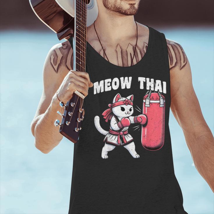 Muay Thai Cat Meow Thai Women Neko Costume Muay Thai Men Tank Top
