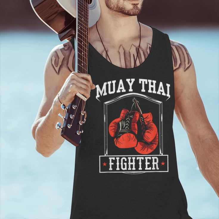 Muay Thai Fighter Hobby Boxing Martial Arts Men Tank Top