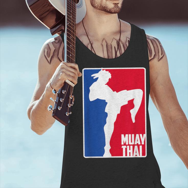 Muay Thai Fighter Retro Kickboxing Training MMA Men Tank Top Muay Thai Fighter Retro Kickboxing Training MMA Men Tank Top