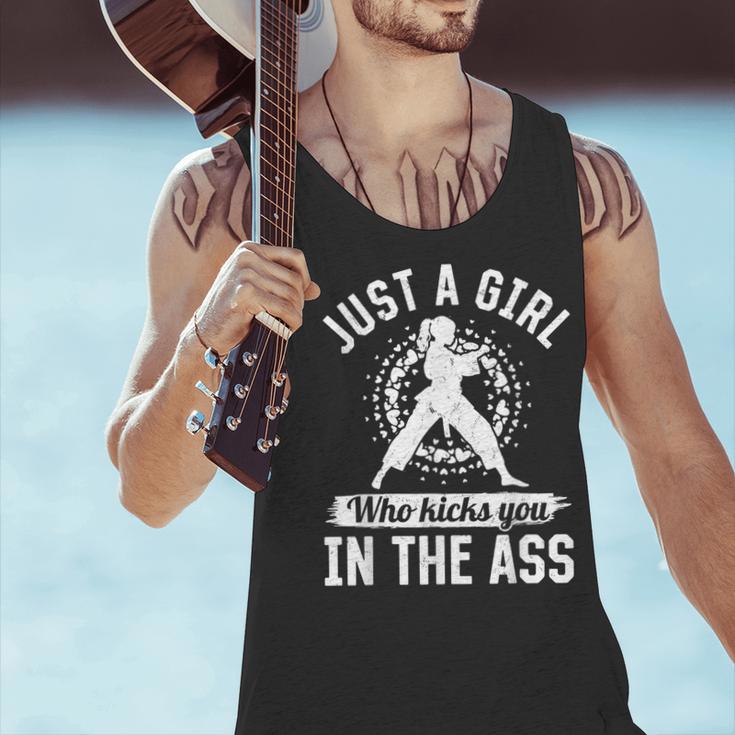 Muay Thai Girls Just a Girl Who Kicks You In The Ass Men Tank Top