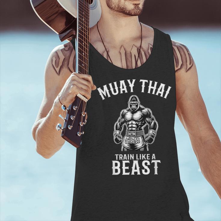 Muay Thai Gorilla Kickboxing And Gorilla Thai Boxing Men Tank Top