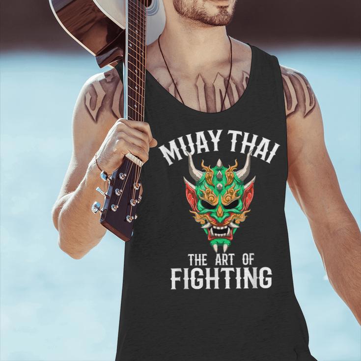 Muay Thai Oni Mask Thai Boxing And Kickboxing Men Tank Top Muay Thai Oni Mask Thai Boxing And Kickboxing Men Tank Top