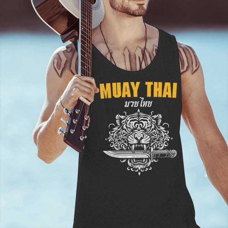 Muay Thai Sak Yant MMA Tattoo Tiger Lion Knife Martial Art Men Tank Top Muay Thai Sak Yant MMA Tattoo Tiger Lion Knife Martial Art Men Tank Top