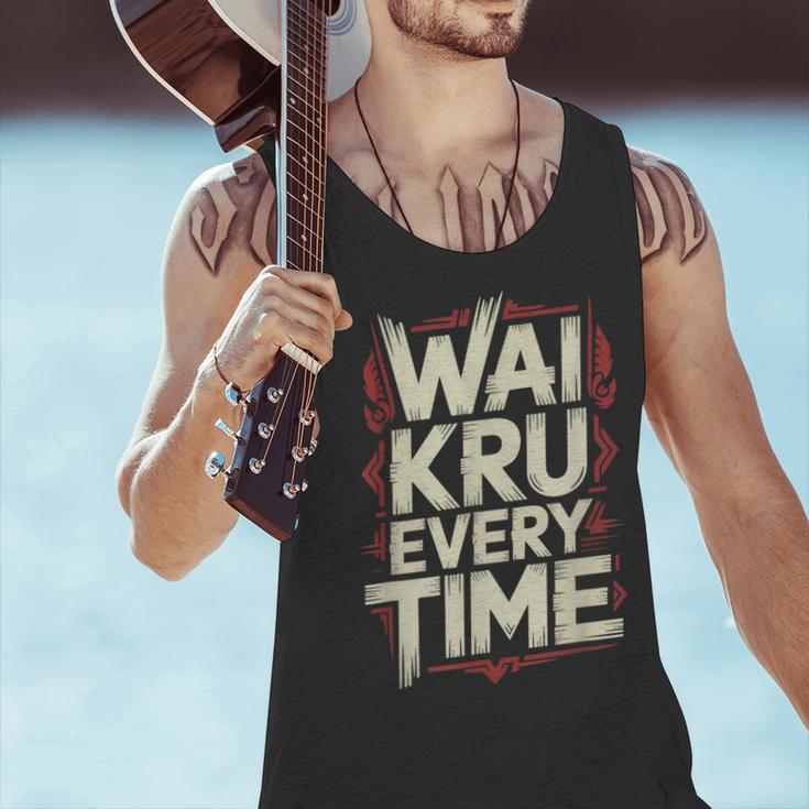 Muay Thai Wai Kru Respect Ritual Ceremony Fighter Identity Men Tank Top