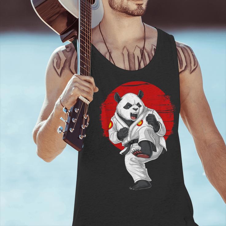 Panda Bear Karate Kickboxing Muay Thai Martial Arts Men Tank Top
