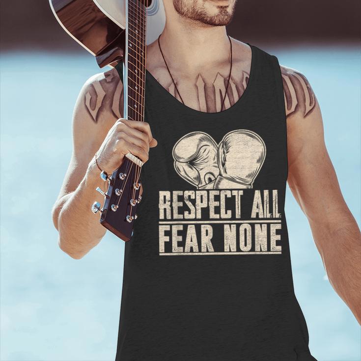 Respect All Fear None Muay Thai Men Tank Top