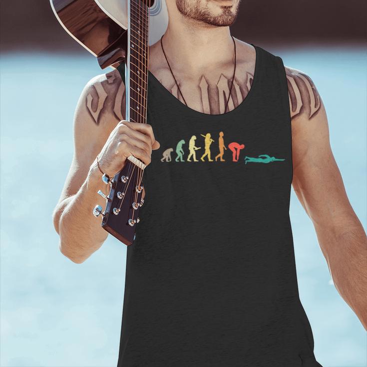 Retro Swimming Evolution For Swimmers Small Men Tank Top Retro Swimming Evolution For Swimmers Small Men Tank Top