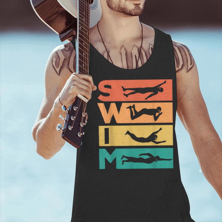 Retro Vintage Swimming For Swimmers Men Tank Top Retro Vintage Swimming For Swimmers Men Tank Top