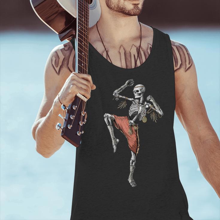 Skeleton Muay Thai Boxing Karate Kickboxing Martial Arts Men Tank Top
