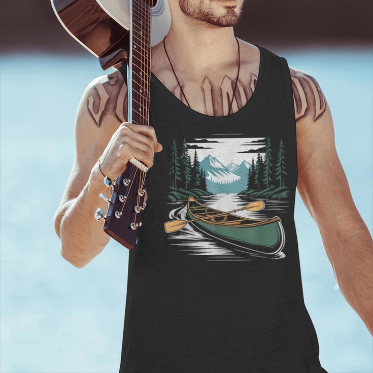 Solo Canoe Tourer Who Knows Every Rapid Campsite Portage Men Tank Top