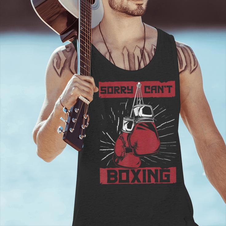 Sorry Can't Boxing Professional Boxer Muay Thai Boxing Men Tank Top Sorry Can't Boxing Professional Boxer Muay Thai Boxing Men Tank Top