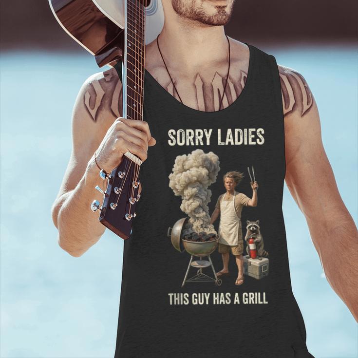 Sorry Ladies This Guy Has A Grill BBQ Dad Men Lover Men Tank Top