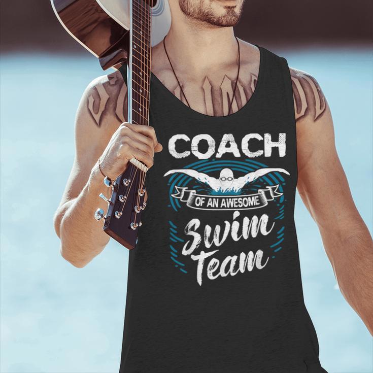 Swim Coach Professional Instructor Swimming Lesson Sport Men Tank Top