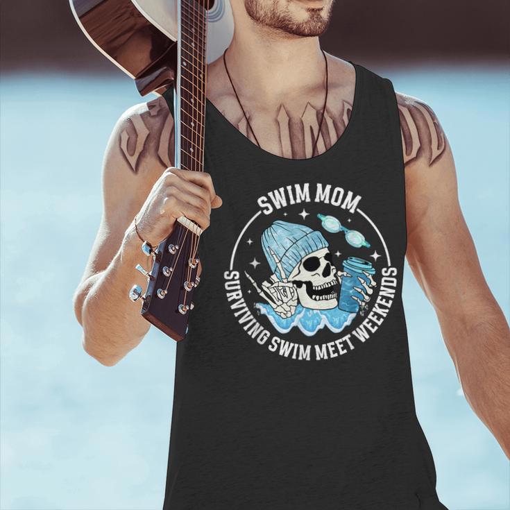 Swim Meets Swim Mom Of A Swimmer Mom Swim Mama Swimming Mom Men Tank Top
